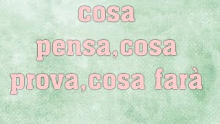 🔮COSA PENSA, COSA PROVA,COSA FARÀ 🌺🍀