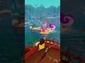 Spongebob Squarepants: The Cosmic Shake - Throwing an enemy across the map