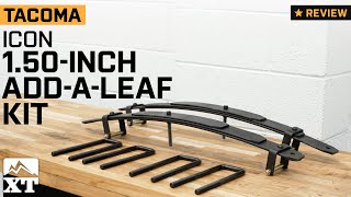 2005-2023 Tacoma ICON Vehicle Dynamics 1.50-Inch Add-A-Leaf Kit Review