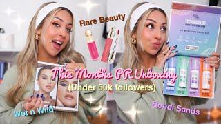 HUGE JULY PR UNBOXING 2023 | FREE MAKEUP BEAUTY INFLUENCERS GET