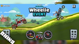 Hill Climb Racing 2 : Wheelie event is back! Wheelie event hcr2 gameplay by BKing