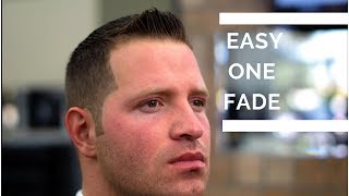 Easy 1 Fade Haircut Tutorial  | Step By Step Fade