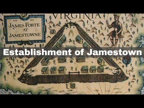 Who gave the Virginia Company of London a charter to establish a settlement in the colonies?