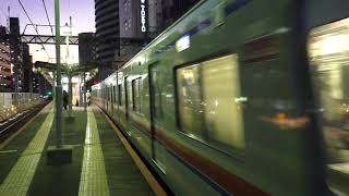 京成線町屋駅通過