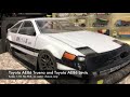 rc cars toyota ae86 trueno and levin