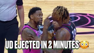 Udonis Haslem Gets Ejected 2 Minutes After Checking Into Season Debut