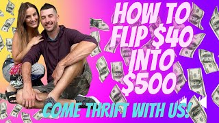 How we Flip $40 into $500 in a couple of hours Sourcing for Ebay.