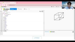 How to draw cube in python | Turtle python #python #turtlepython #pythontutorial #pythonprogramming