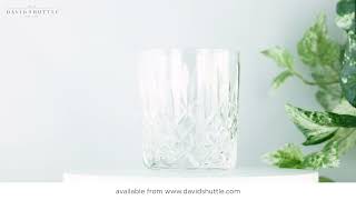 Royal Scot Crystal London 2 Large Crystal Tumblers, 95mm