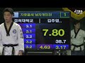 제19회항저우ag품새국대선발2차평가전｜자유품새 남자개인전 대학일반부 결선 경희대 김주영 2위｜태권도｜겨루기｜taekwondo｜품새｜영천│kta│태권도원ㅣ