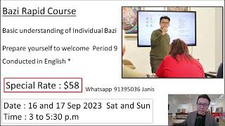 2 Days Bazi Rapid Course in Singapore  by Master Joe Ng YES Feng Shui