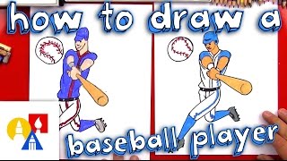 How To Draw A Baseball Player