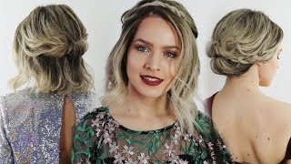 5 Quick Holiday Hairstyles for Short Hair! - KayleyMelissa