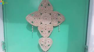 DIY: Diwali Wall Hanging Designs Handmade Craft- Jute DIY Crafts