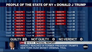 Full coverage after Donald Trump found guilty in hush money trial | What happens next