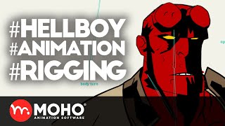 Mike Robert's amazing Hellboy made with Moho 🔥🔥🔥