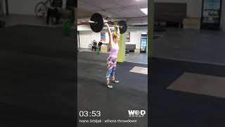 Ivana Srbljak- Athens throwdown 2019- wod1