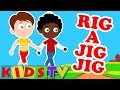 Rig A Jig Jig | Nursery Rhyme For Kids  And Children | Kids Tv Nursery Rhymes For Toddlers