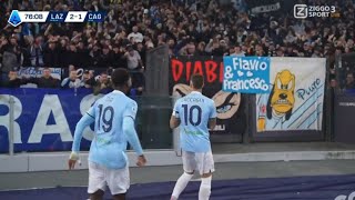 Mattia Zaccagni Goal - Lazio vs Cagliari (2-1), All Goals Results And Extended Highlights-2024..