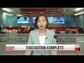 eight die dozens treated in hospital after ferry blaze 화재 발생 카페리 승객 구조 완료