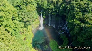 そうだ空撮に行こう！　白糸の滝