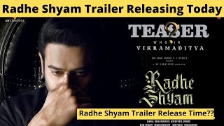 Radhe Shyam Trailer Release Date and Time | Radhe Shyam Trailer Release Time | Prabhas | Pooja Hegde