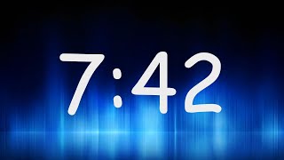 7:42 Minutes Timer / Countdown from 7min 42sec