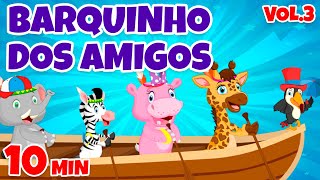 Barquinho dos Amigos Vol. 3 - Giramille 10 min | Desenho Animado Musical