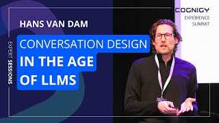 Conversation Design in the Age of LLMs by Hans van Dam