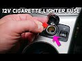 FORD C-MAX CIGARETTE LIGHTER FUSE LOCATION REPLACEMENT