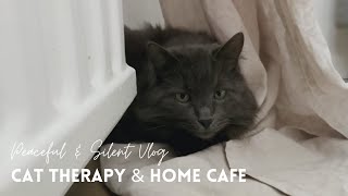 A Calm Day At Home | H&M Haul & Home Café | Hygge & Living Alone Vlog | Silent & Aesthetic Vlog