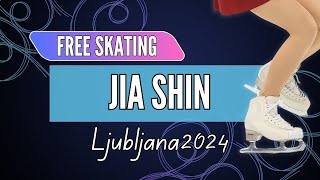 Jia SHIN 신지아 (KOR) | Junior Women Free Skating | Ljubljana 2024