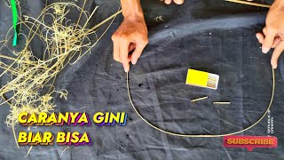 Cara Meraut Bambu Untuk Sayap Layangan Gapangan Mini Ukuran 60 Cm