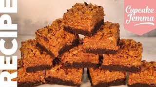 Ultimate Caramel Crunch Cornflake Brownie Recipe | How-To | Cupcake Jemma