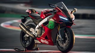 2025 Aprilia RSV4 Factory: The Ultimate High-Speed Lava Red Superbike!