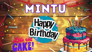 Happy Birthday Mintu, Birthday of Mintu, Best Birthday Wishes, hbd