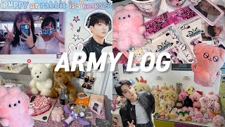 [아미로그] 아미소녀들이 떠난 9월 1일 정국날 생일 카페 브이로그