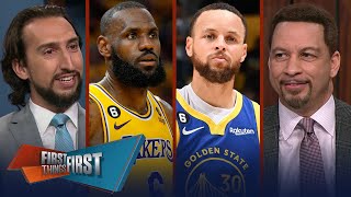 LeBron, Lakers advance to WCF, Steve Kerr rips Warriors after Game 6 loss | NBA | FIRST THINGS FIRST