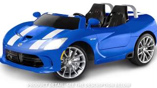 Kid Trax Dodge Viper SRT 12V Ride On Power Wheels