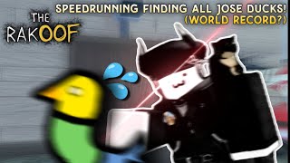 🦆 speedrunning Finding the Jose ducks lol | The RakOOF Roblox Gaming