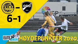 17. serierunde 2020 | Bodø/Glimt - Odd 6-1 | Høydepunkter 2020