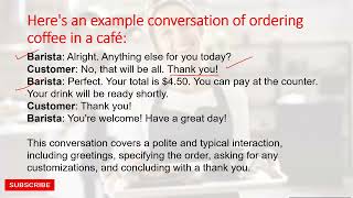 Improve English Speaking Skills | How To Order A Coffee Cup | Episode 1 #learnenglish