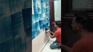 charpai wall texture how to make the best penting design 🛌🛌🛌🛌#shors