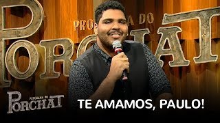 Veja as maiores zoeiras feitas com Paulo Vieira em um ano de Programa do Porchat