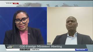 Minister Ronald Lamola speaks on G20 Foreign Ministers' Meeting