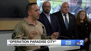 52 arrested in massive Lee County drug bust dubbed 'Operation: Paradise City'