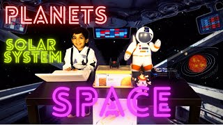 Exploring the Solar System with AyuFlyu - Planets for kids - Space Station - AyuFlyu World