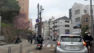 愛媛県松山市本町~喜与町~歩行町~大街道３､ロープウェイ街~西一万~西堀端~南堀端~花園町~千舟町~松山市駅､ドライブ！✌️