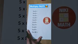Multiplication Tricks To Make Mathematics Fun and Easy ๐ #math #multiplication #mathtrick