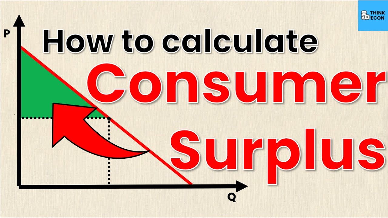 How To Calculate Consumer Surplus From Supply And Demand Equations